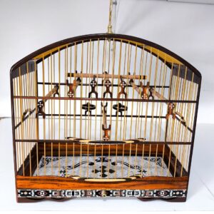 Gaiola para Coleiro Âmbar Tribal