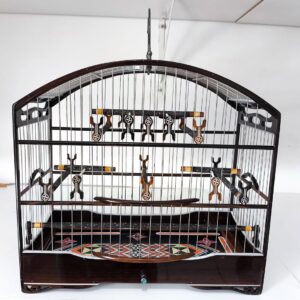 Gaiola para Coleiro Ônix Madeira