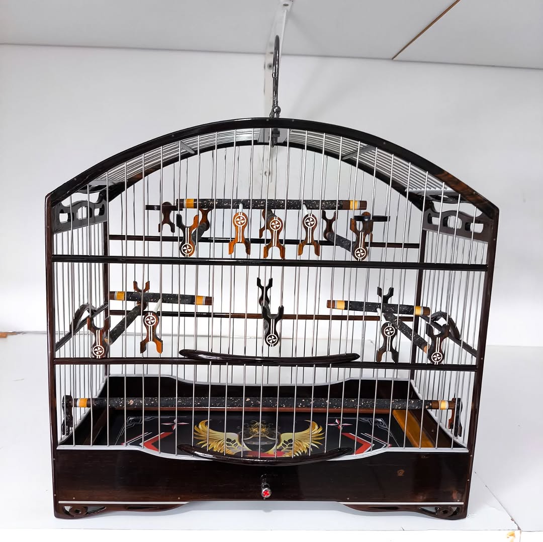 Gaiola para Coleiro Garças Douradas - Imagem 2