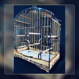 Gaiola para Trinca-Ferro Luxo Ônix com Marchetaria Clara